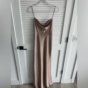 Frame and Partners strappy draped gown